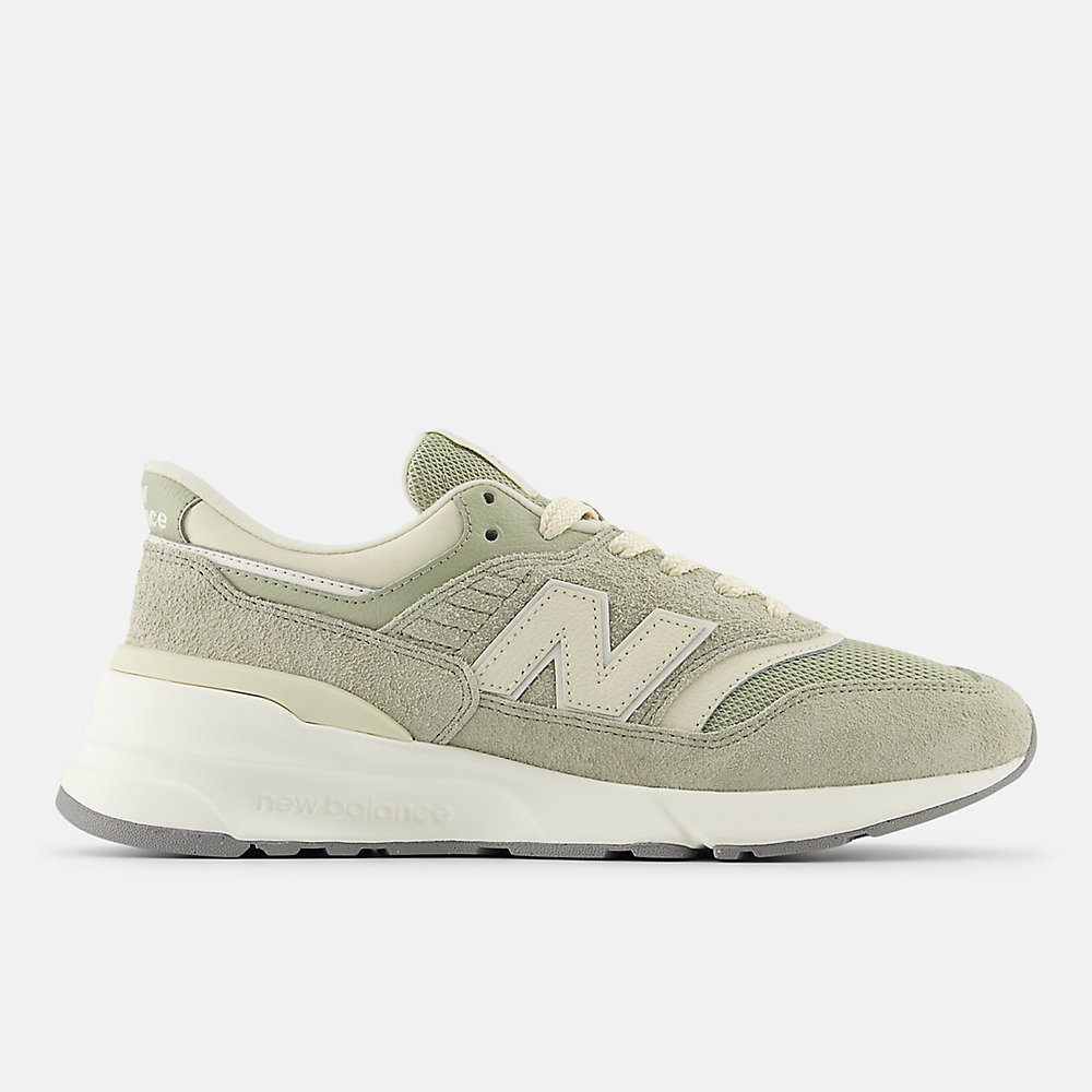 New Balance 997R Shoes Olivine with Linen